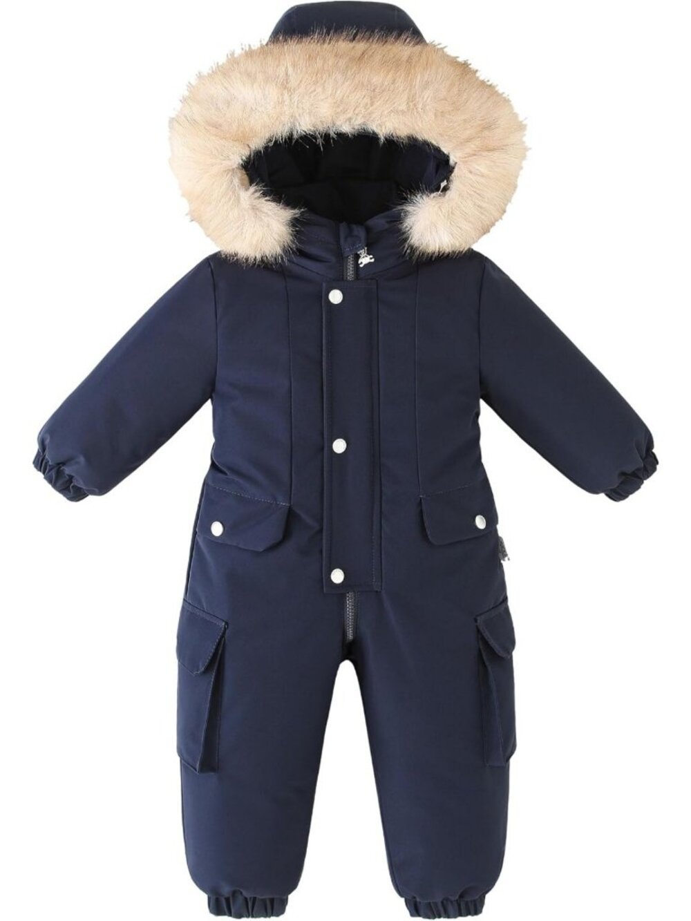 Cozy Toddler Snow Suit | Warm Fleece Winter Jumpsuit for Baby Outdoor Fun